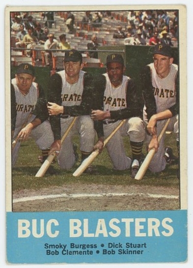 1963 Topps Buc Blasters Roberto Clemente #18